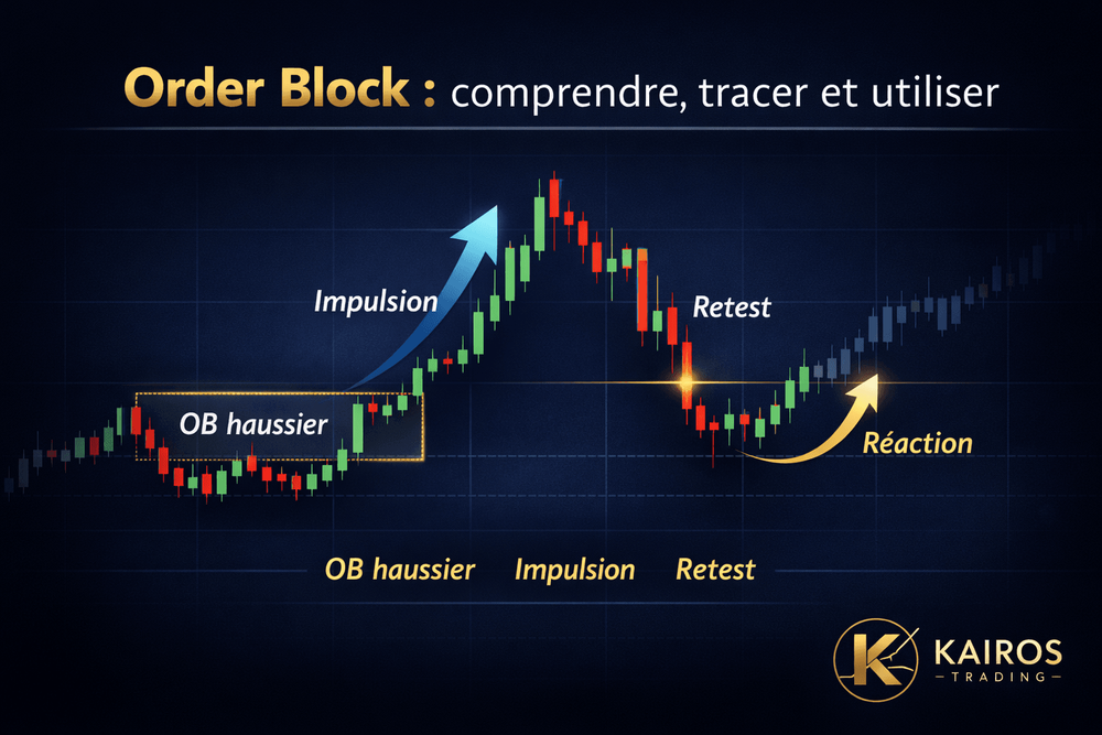 Order Block en Trading : comprendre, tracer et utiliser les OB pas à pas